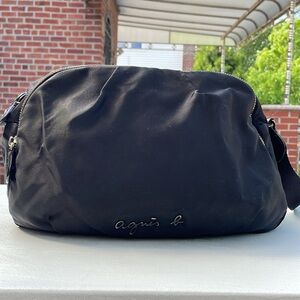 Agnes B Voyage nylon shoulder bag